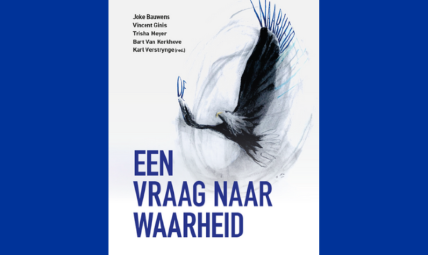 Boekcover van Een vraag naar waarheid 2023 boekcover Een vraag naar waarheid