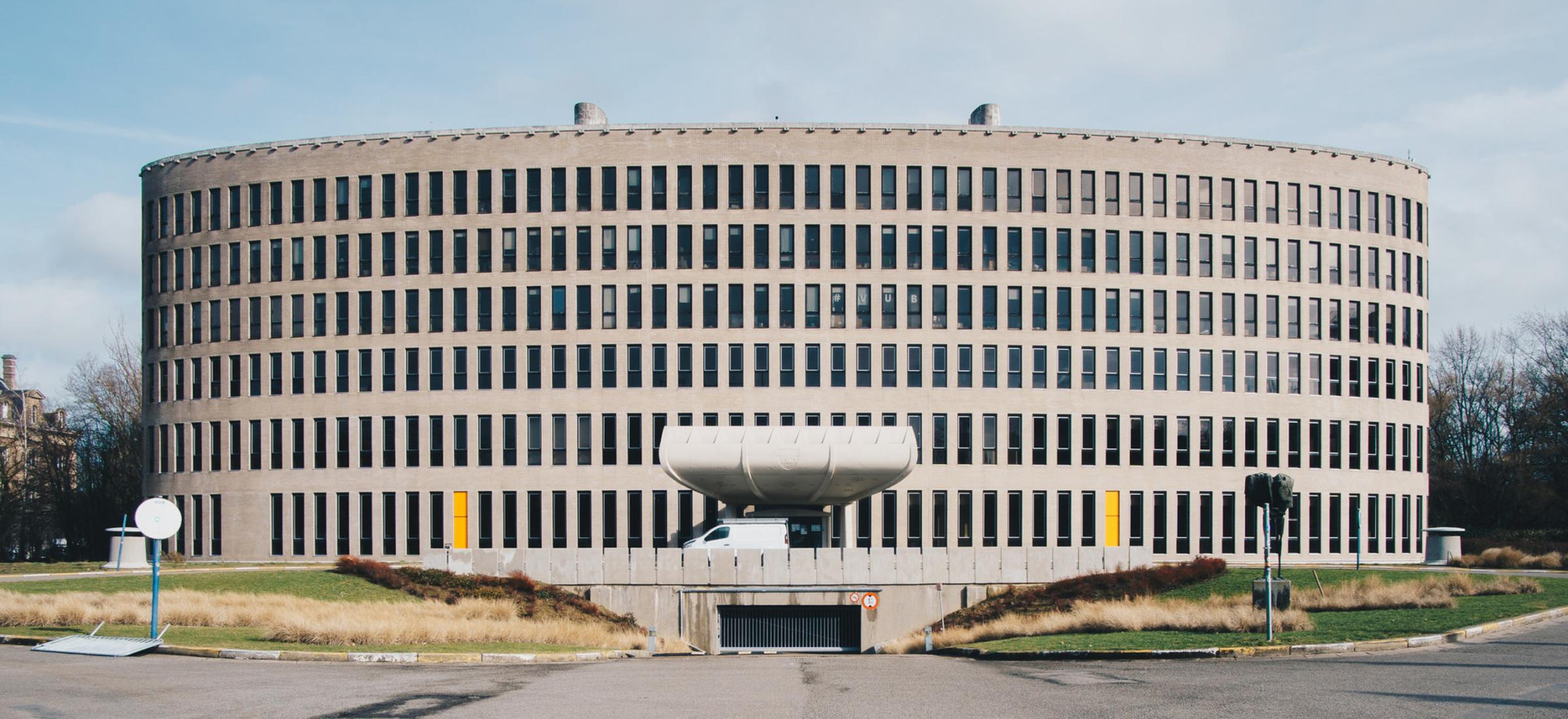 Gevel van Braemgebouw op Campus Etterbeek