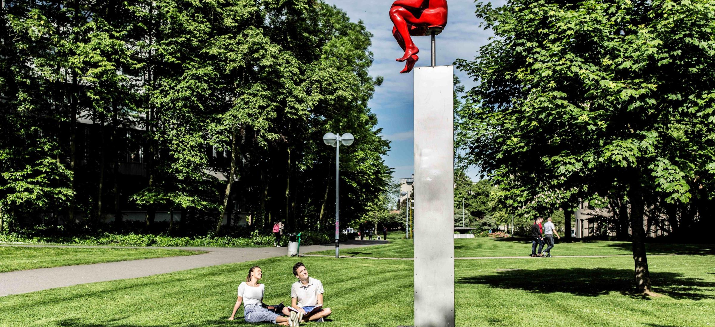 Studenten bij De Denker