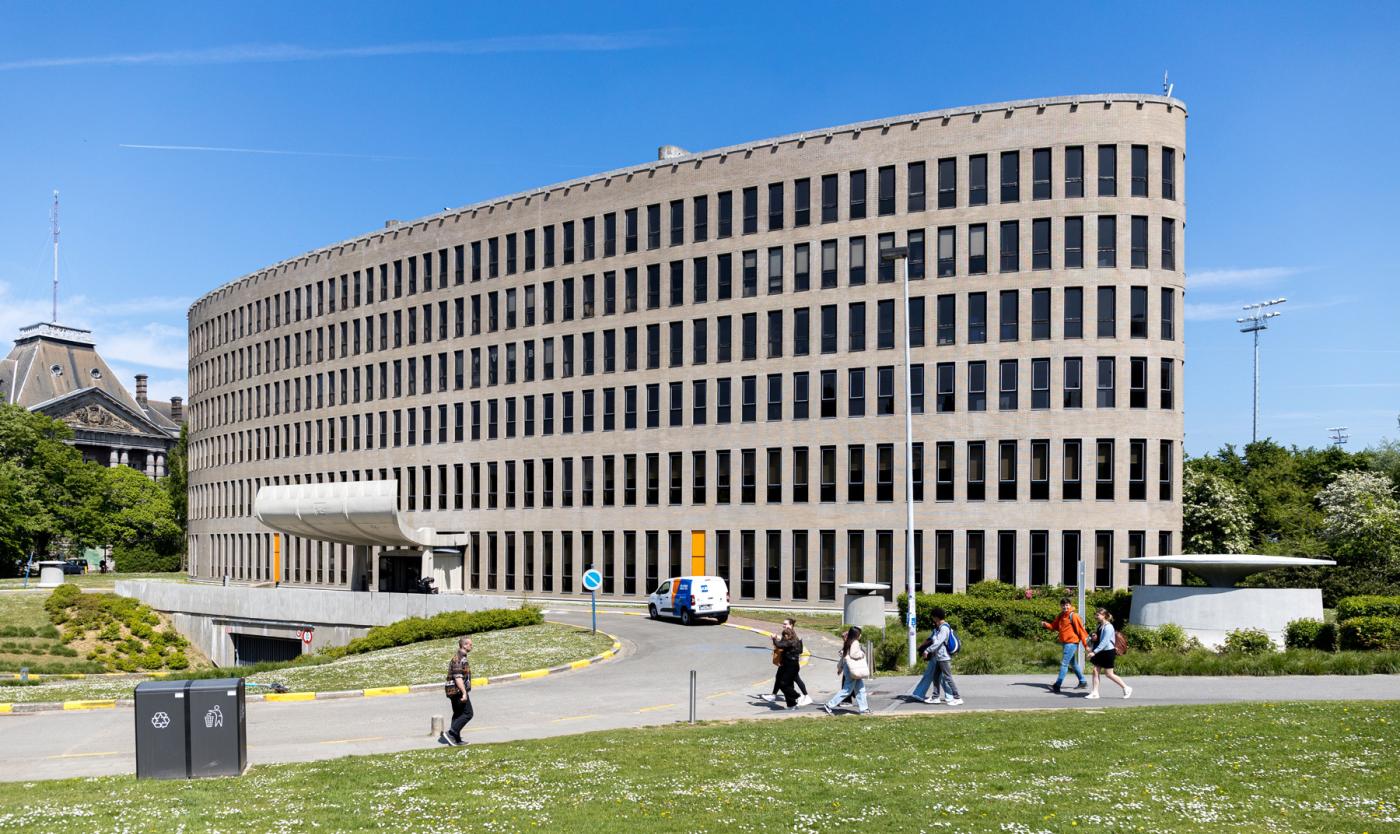 Het Braem-gebouw op de VUB-campus in Etterbeek