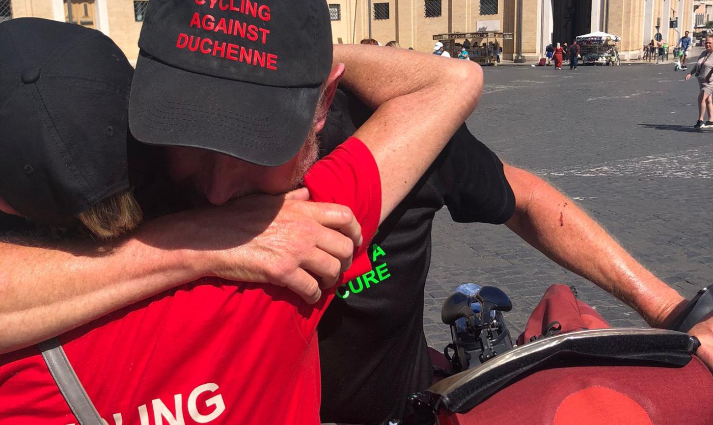 2022_CyclingAgainstDuchenne_man_fiets_Rome