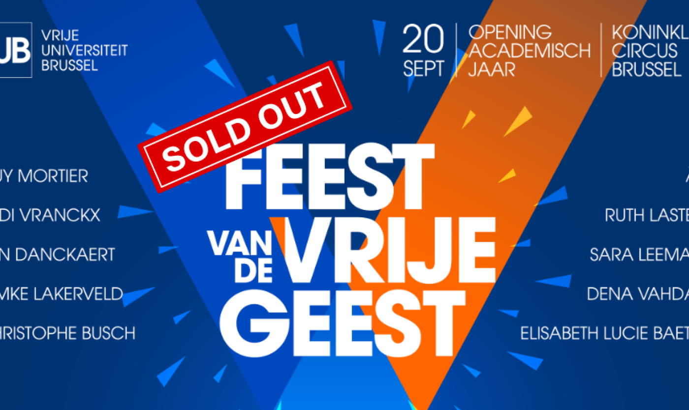 Feest van de Vrije Geest SOLD OUT