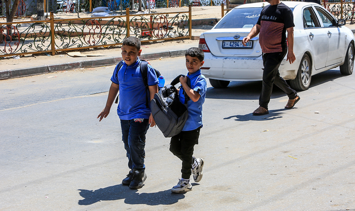 Palestijnse schoolkinderen