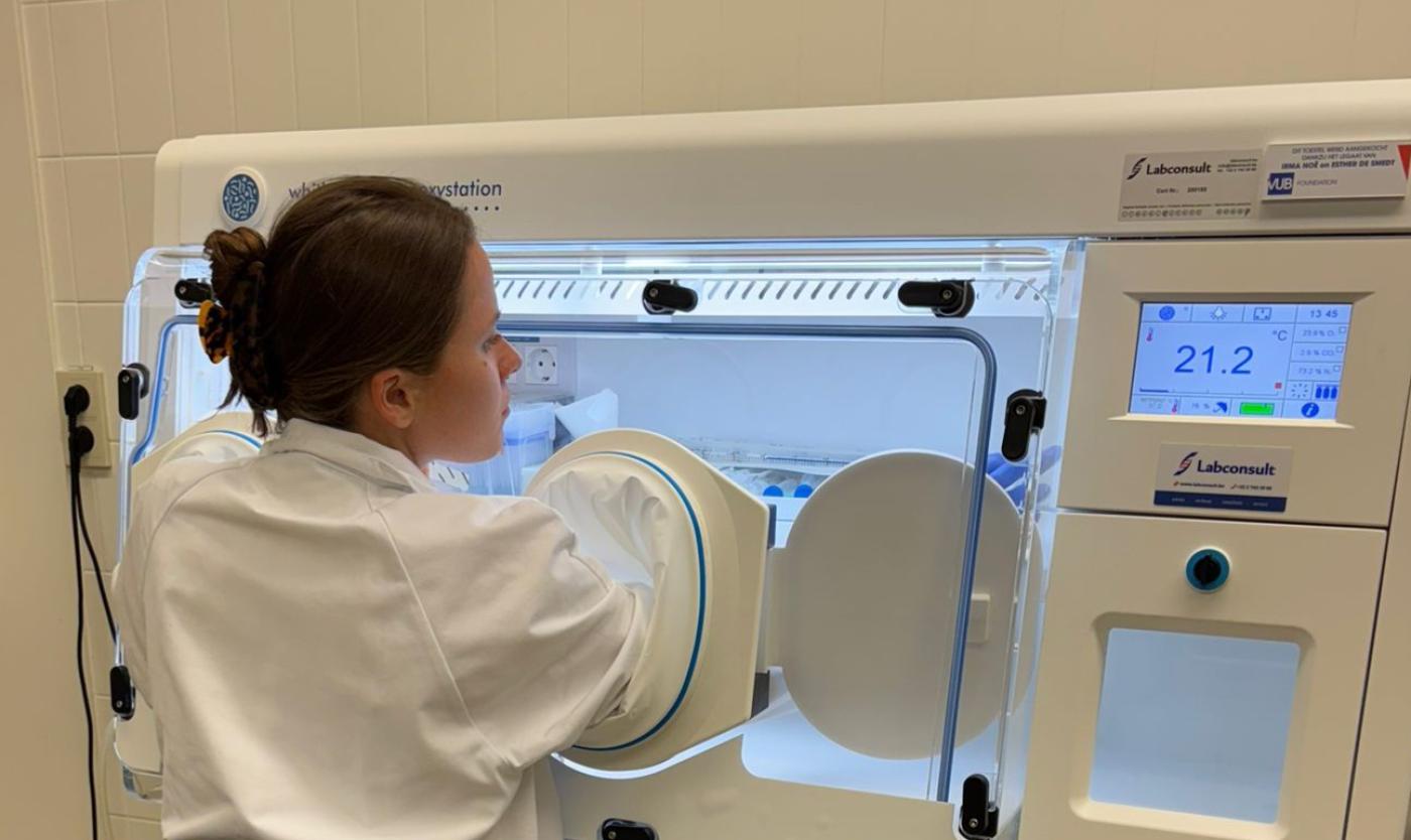 Onderzoeker bij de Hypoxia Facility op de VUB Health Campus