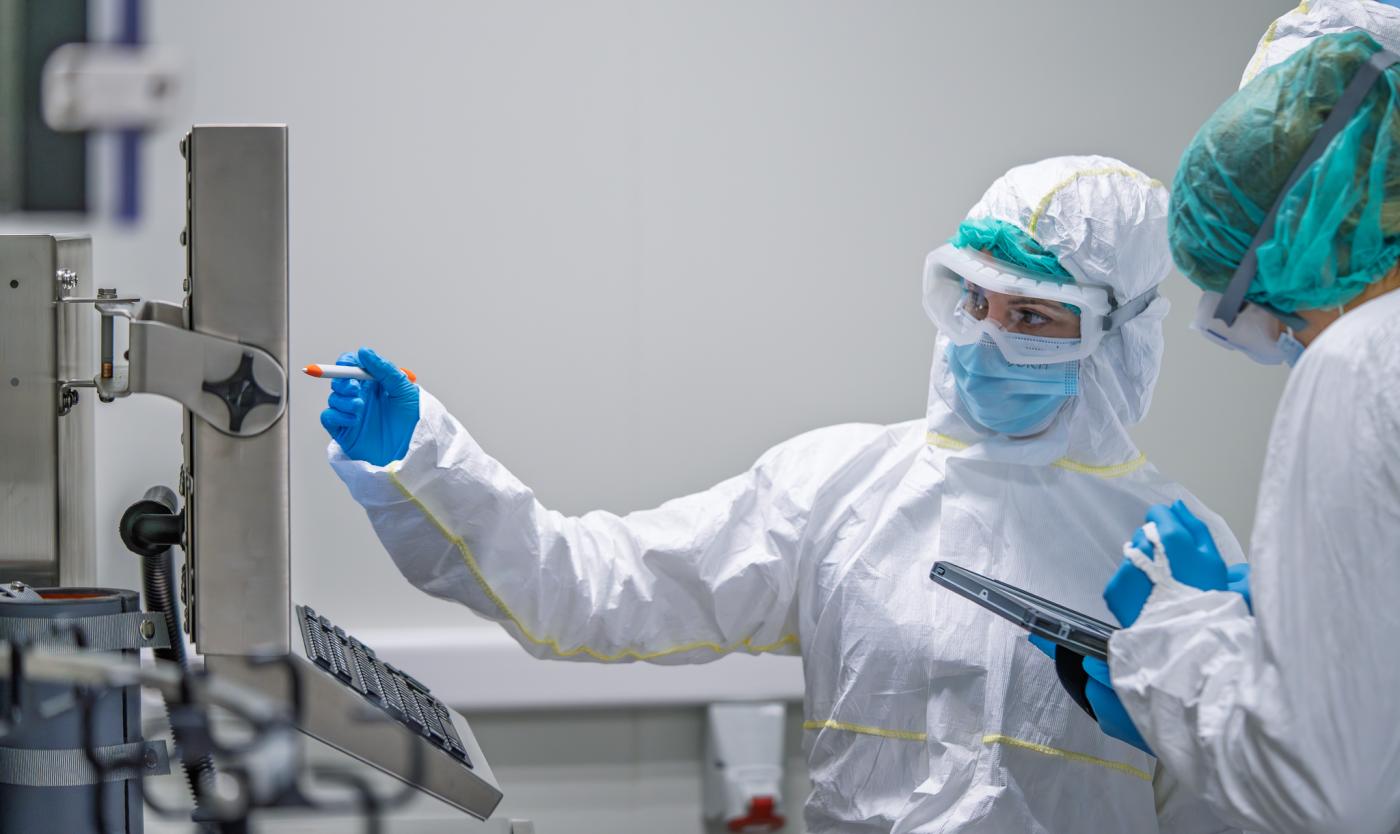Onderzoekers in de Vector Development Unit (VDU) op de VUB Health Campus