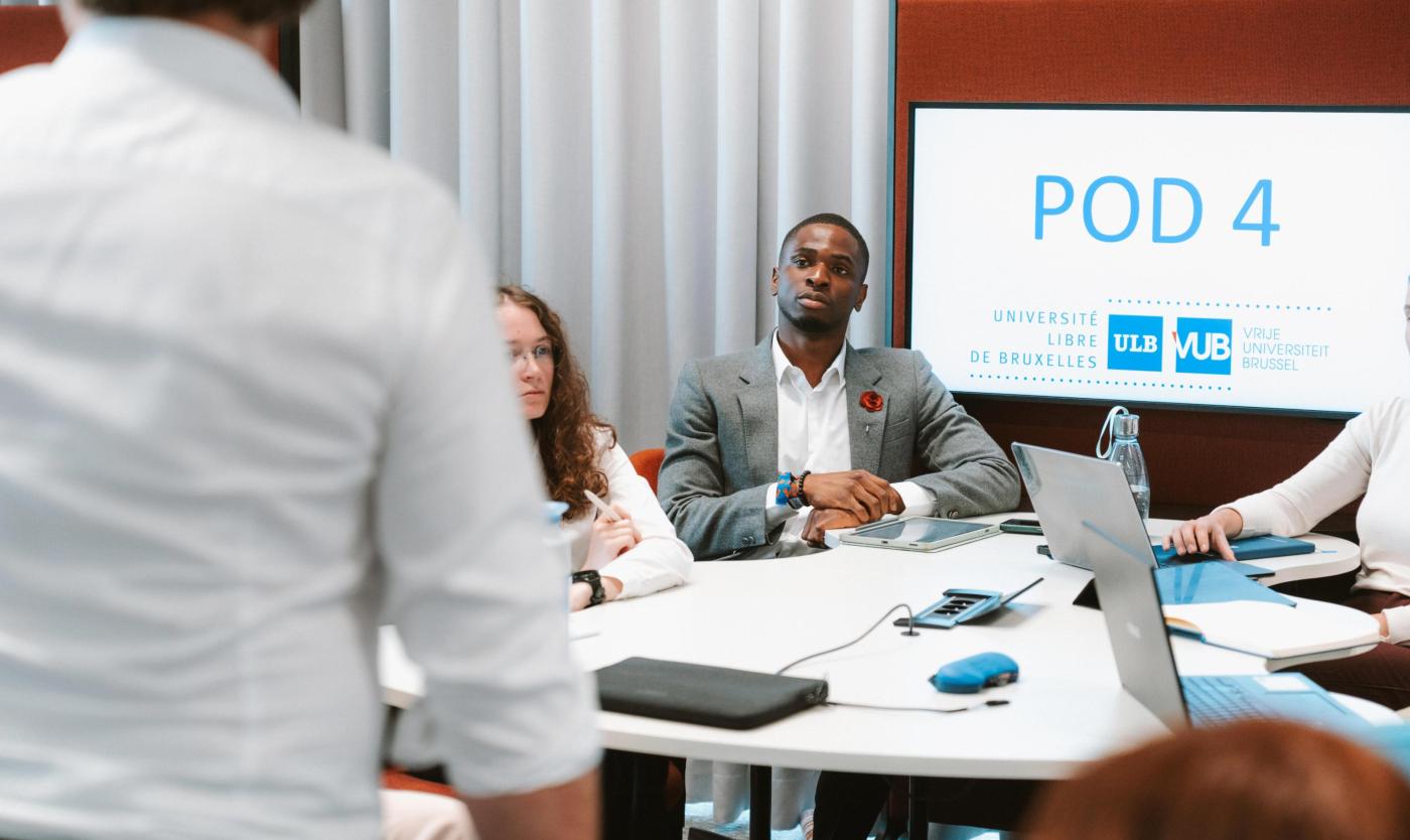 Class at VUB Solvay Business School