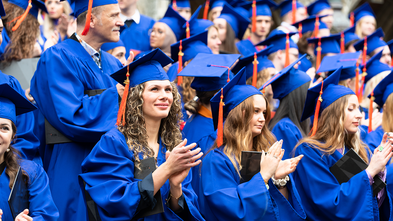 Afstudeerceremonie VUB