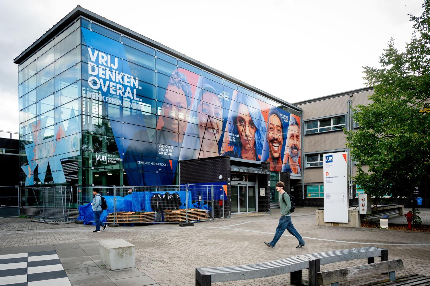Vrij denken. Overal. (campagnebeeld)