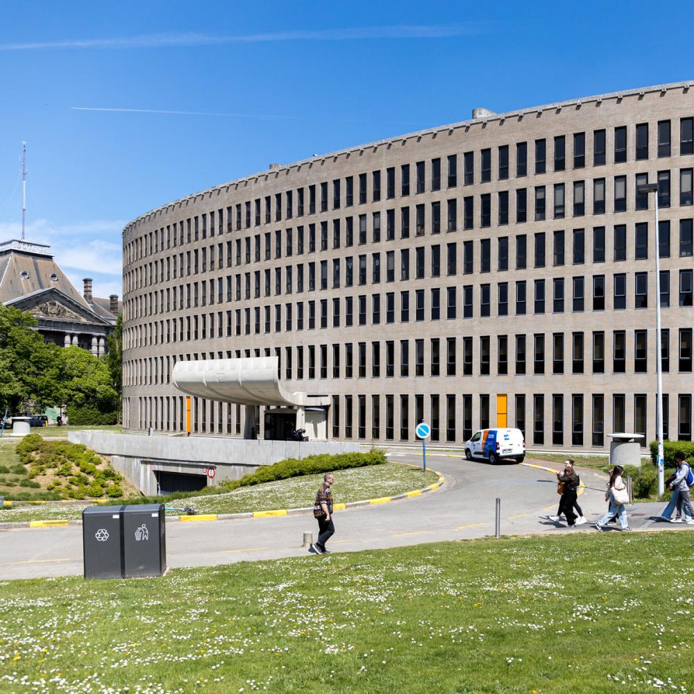 Het Braem-gebouw op de VUB-campus in Etterbeek