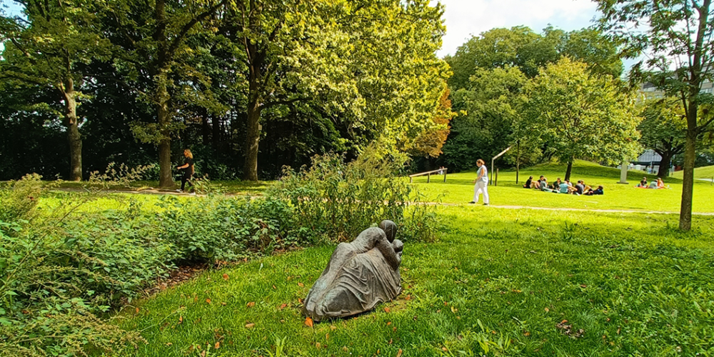 Troostbeeld op Campus Etterbeek 