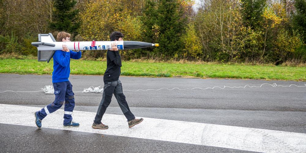 BE-Rocket op weg naar lancering BE-Rocket op weg naar lancering