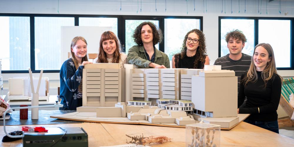 Architectuur studenten Horst