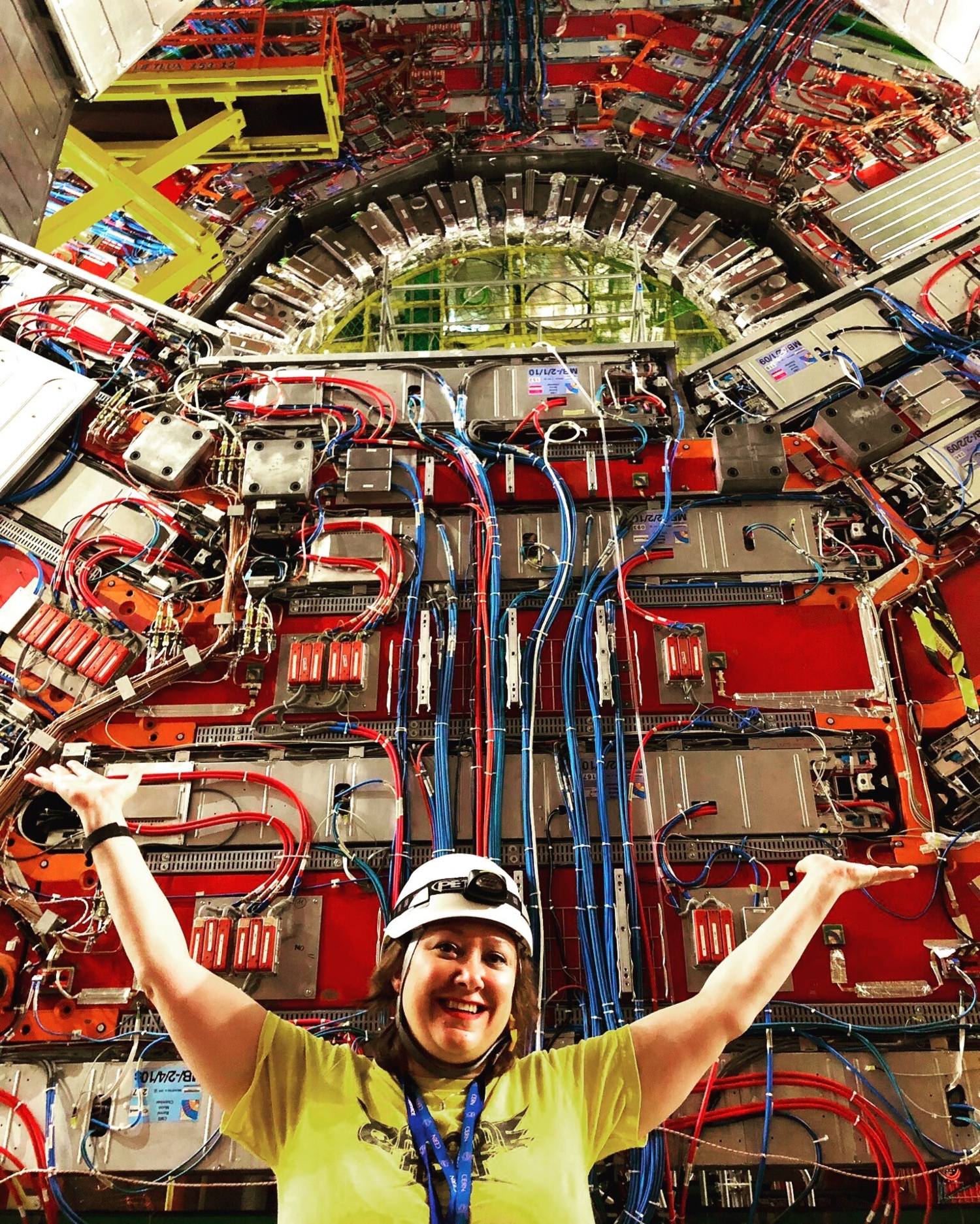 Freya Blekman in CERN